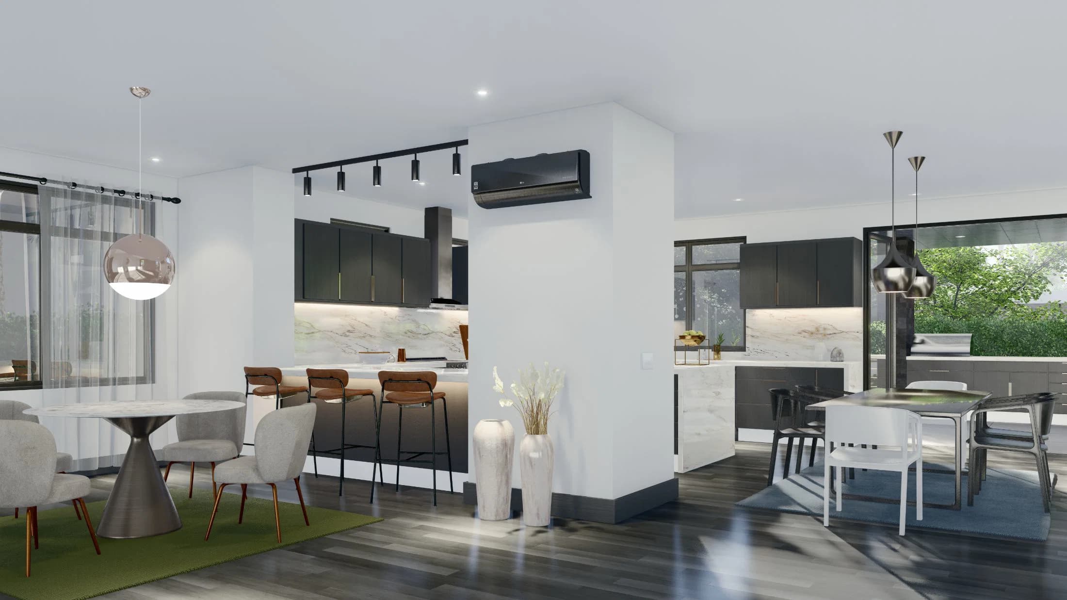 Model 1 interior home features