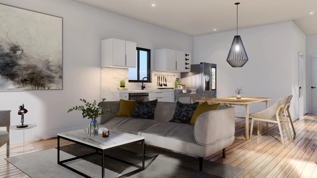 Model 23 interior home features