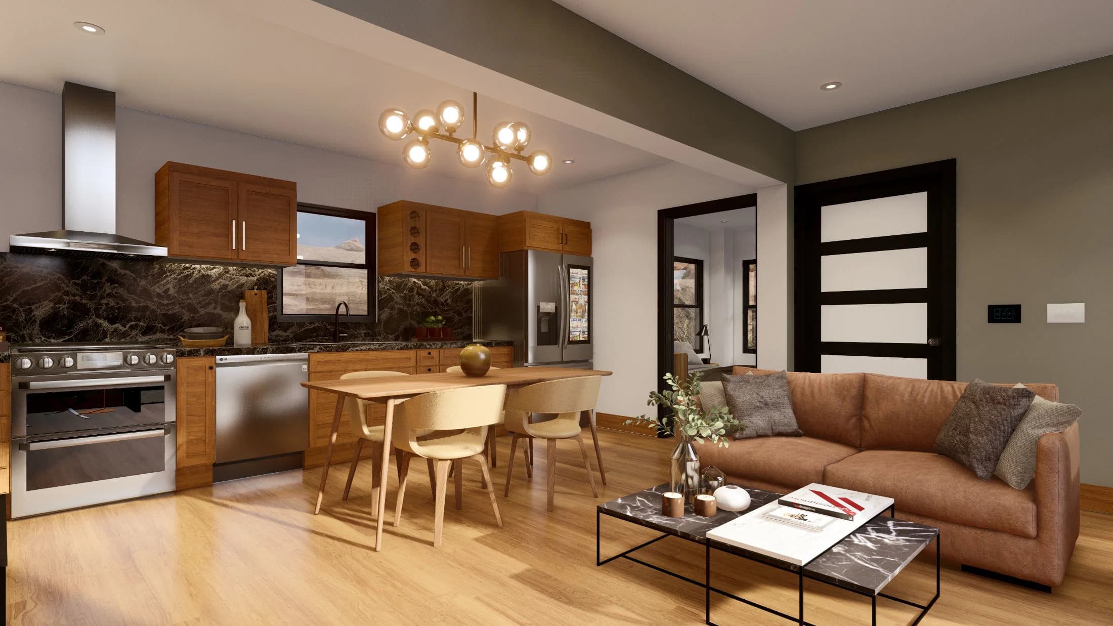 Model 25 interior home features
