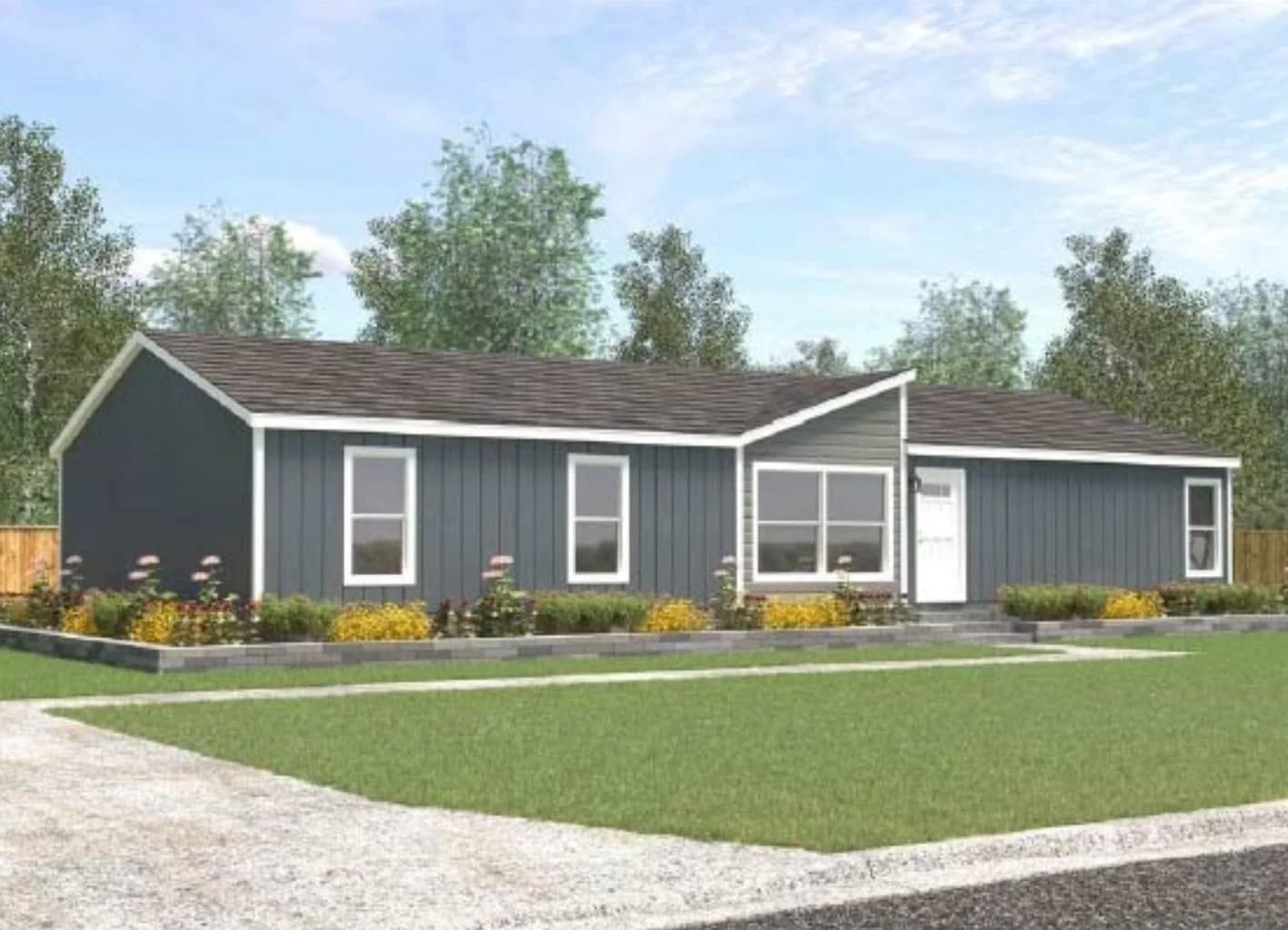 Rise 28583r elevation, exterior, and hero home features