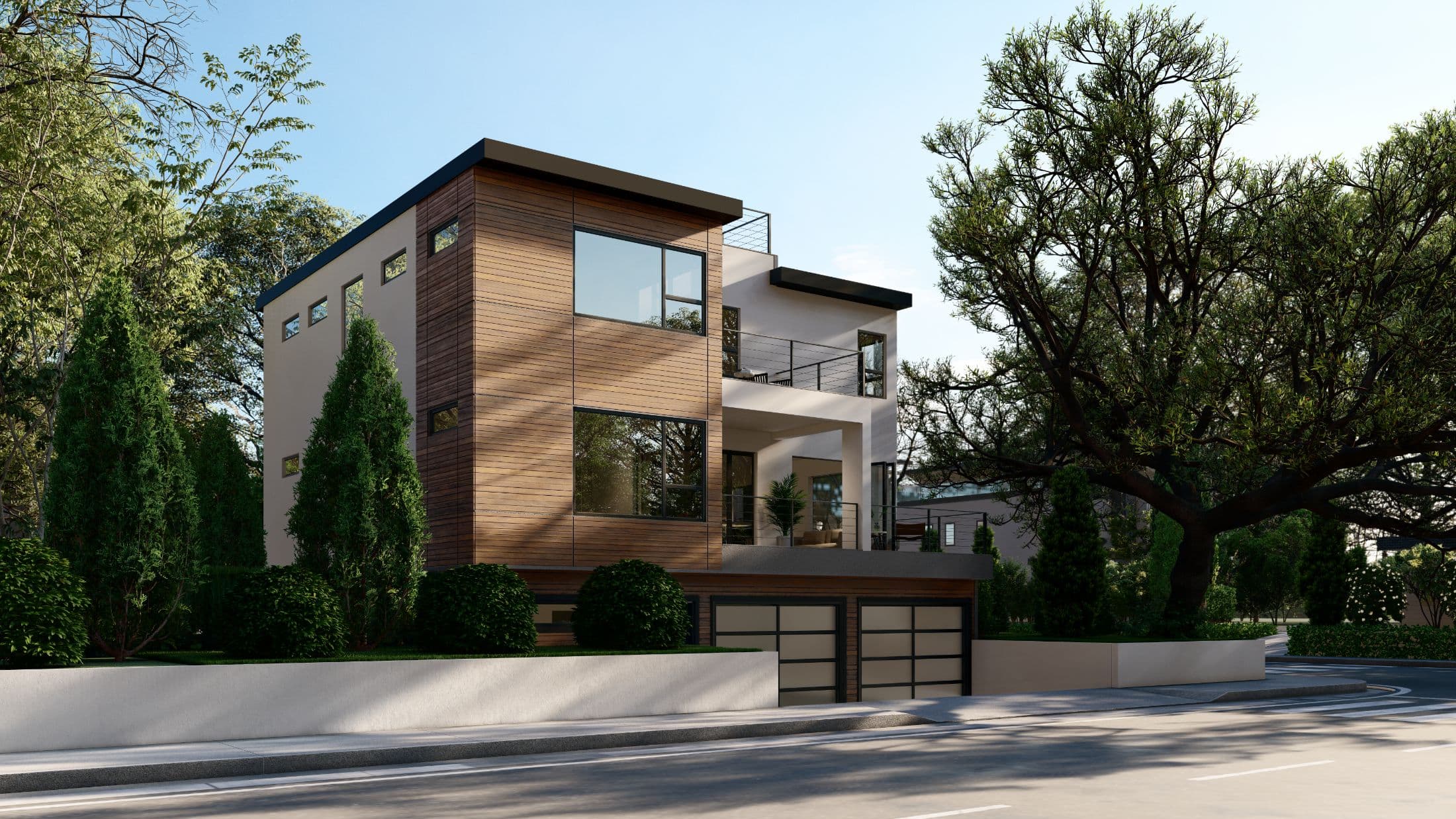 Model 9 exterior home features
