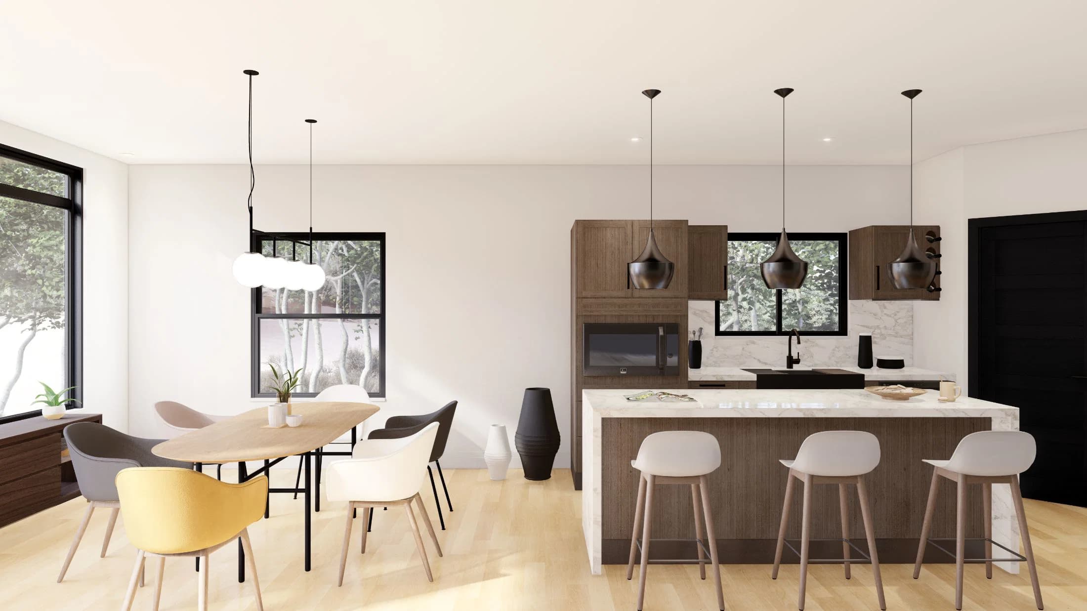 Model 7 kitchen home features