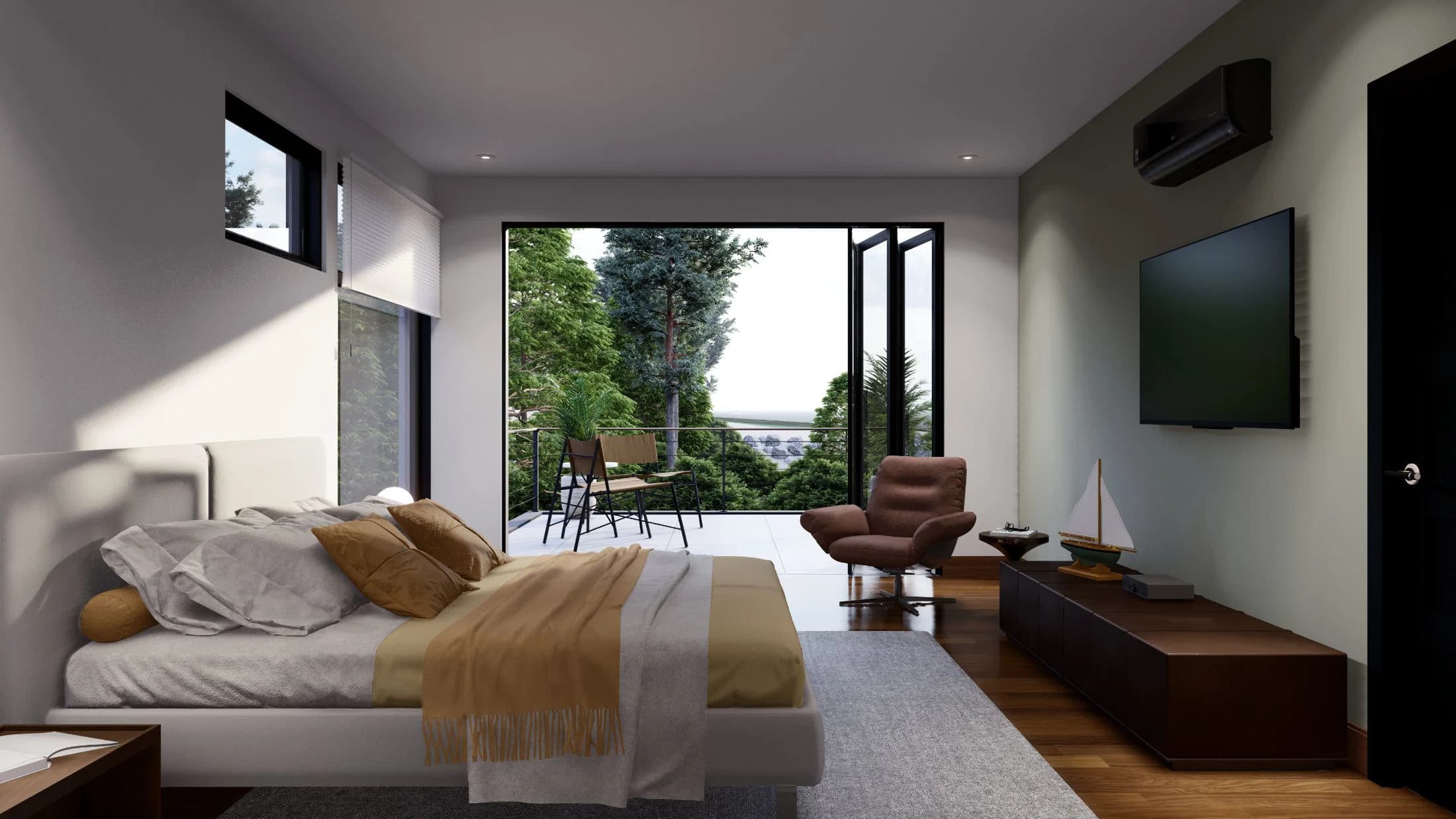 Model 2 bedroom home features