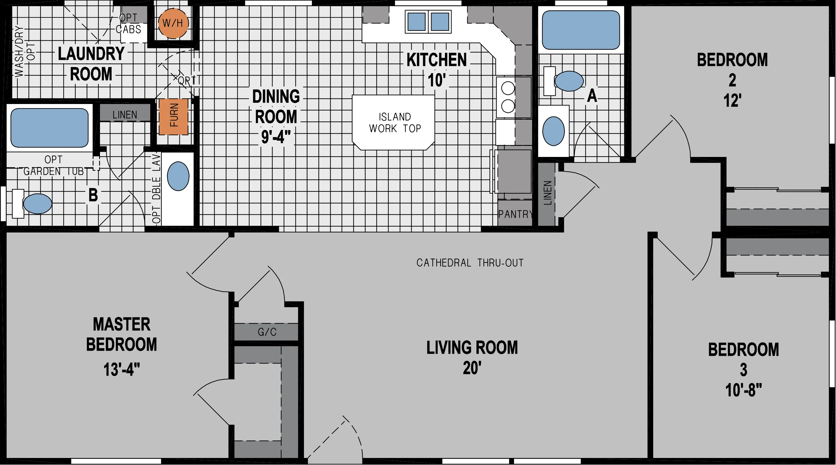 Amber cove k755ct hero and floor plan home features