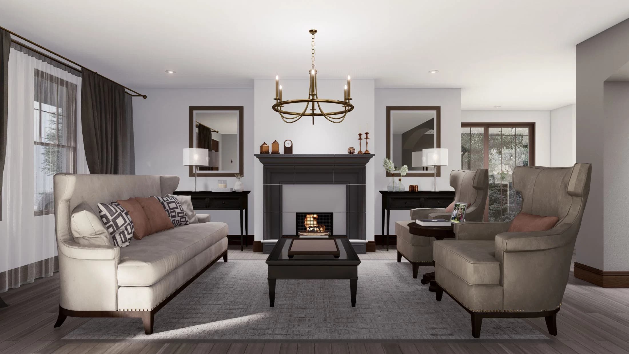 Model 16 interior home features