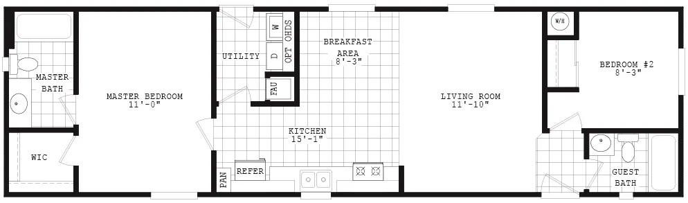 Limited series floor plan home features
