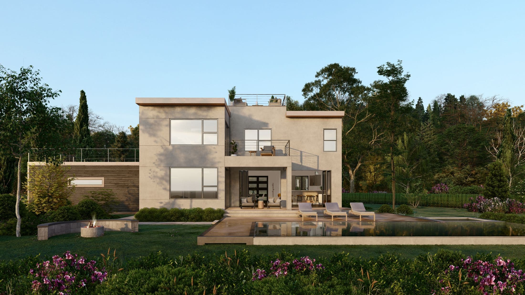 Model 22 exterior home features