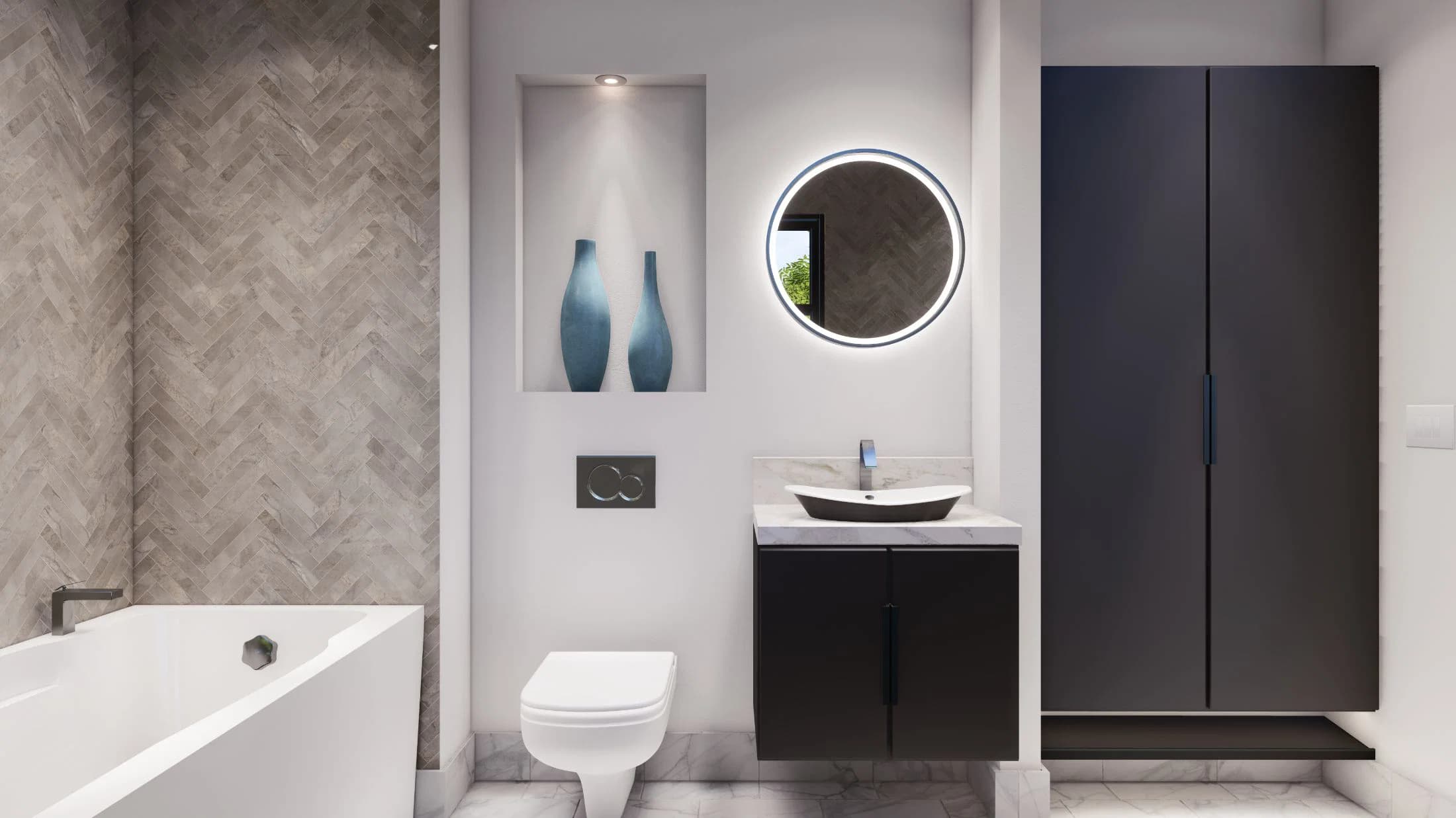 Model 6 bathroom home features