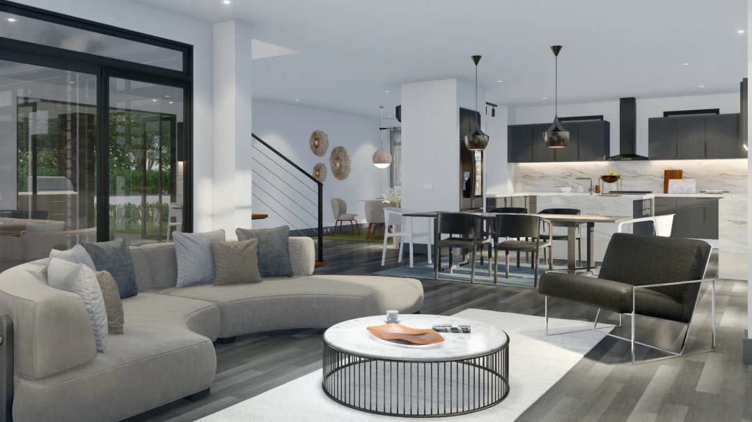 Model 1 interior home features