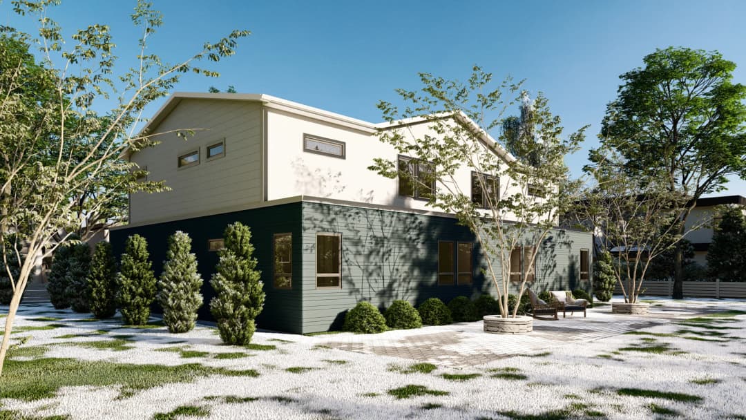 Multi family 2 exterior home features