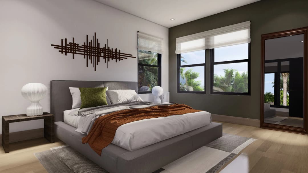 Model 6 bedroom home features