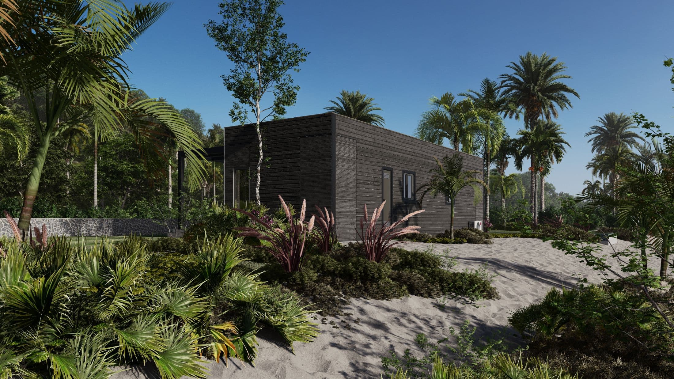 Model 23 exterior home features