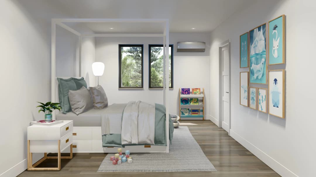 Model 8 bedroom home features