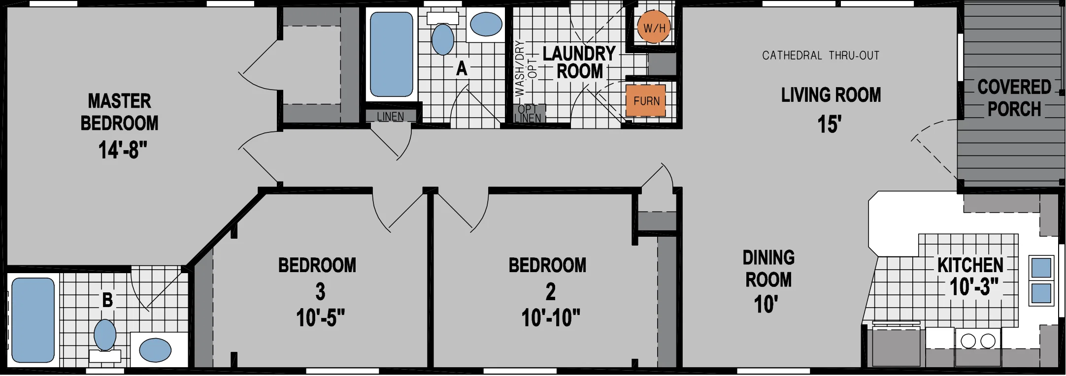 Amber cove 4608ctc floor plan and hero home features