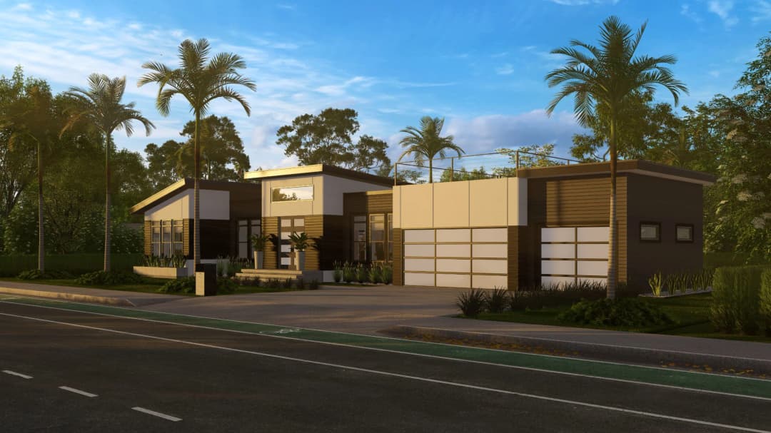 Model 29 exterior home features