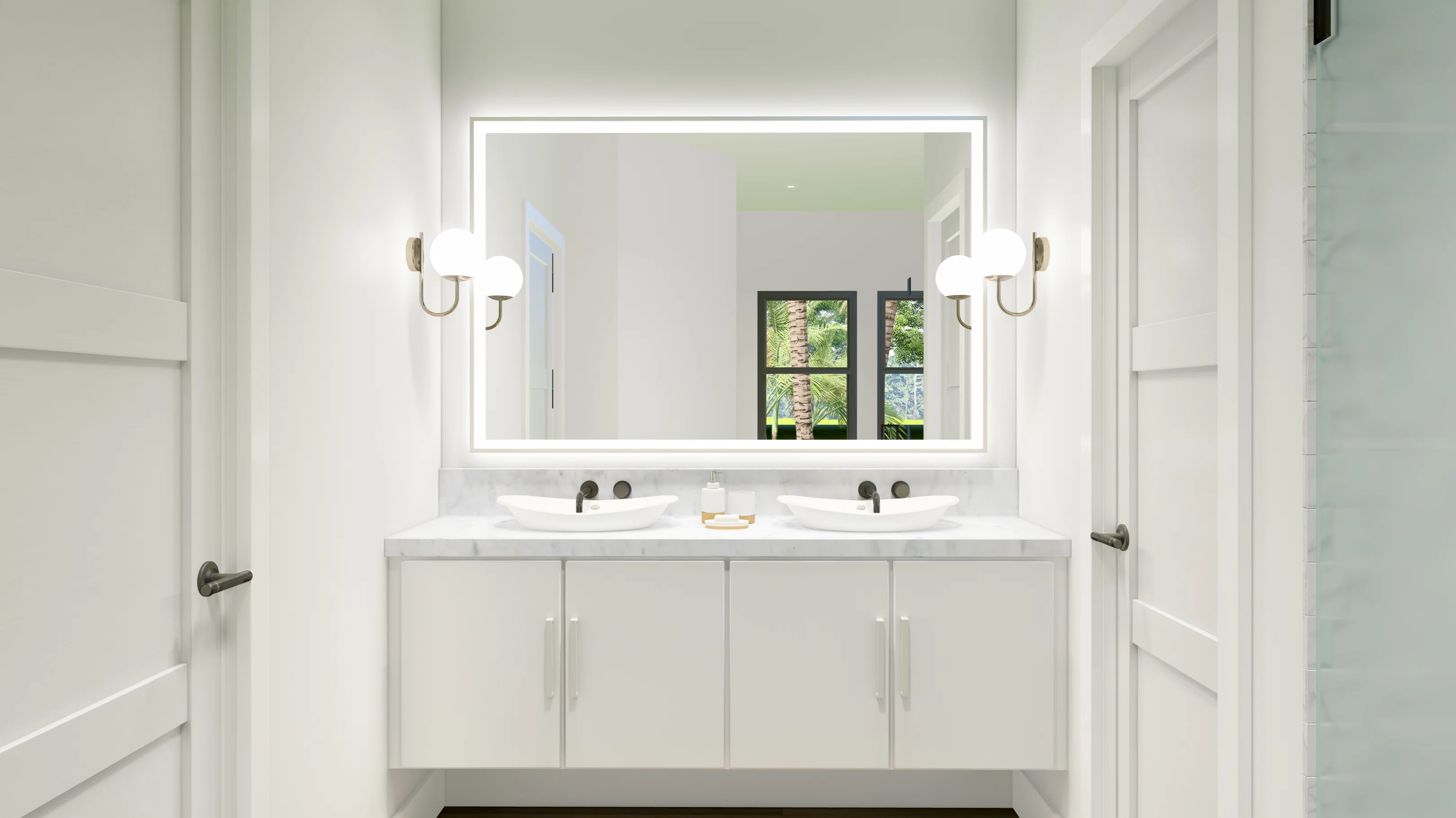 Multi family 3 bathroom home features