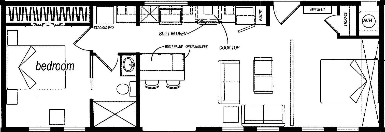 Gs 660 adu floor plan and hero home features