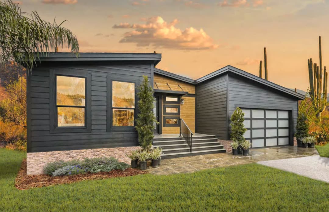 Genesis elevation, hero, and exterior home features
