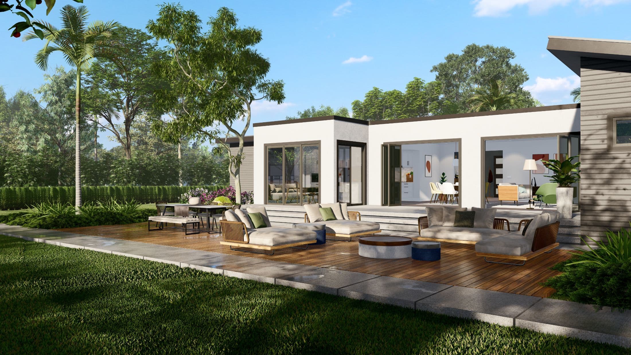 Model 29 exterior home features