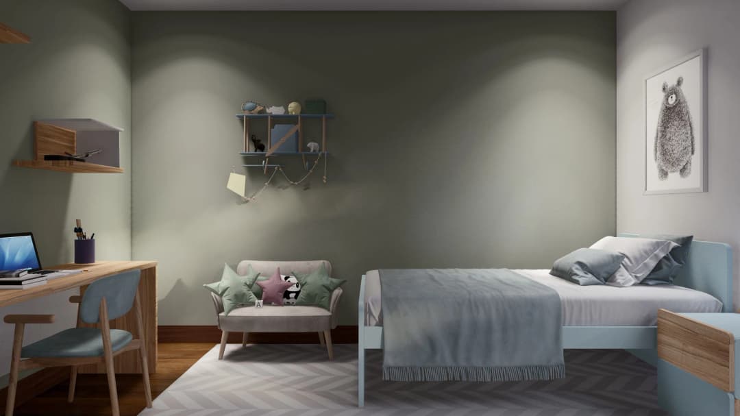 Model 2 bedroom home features