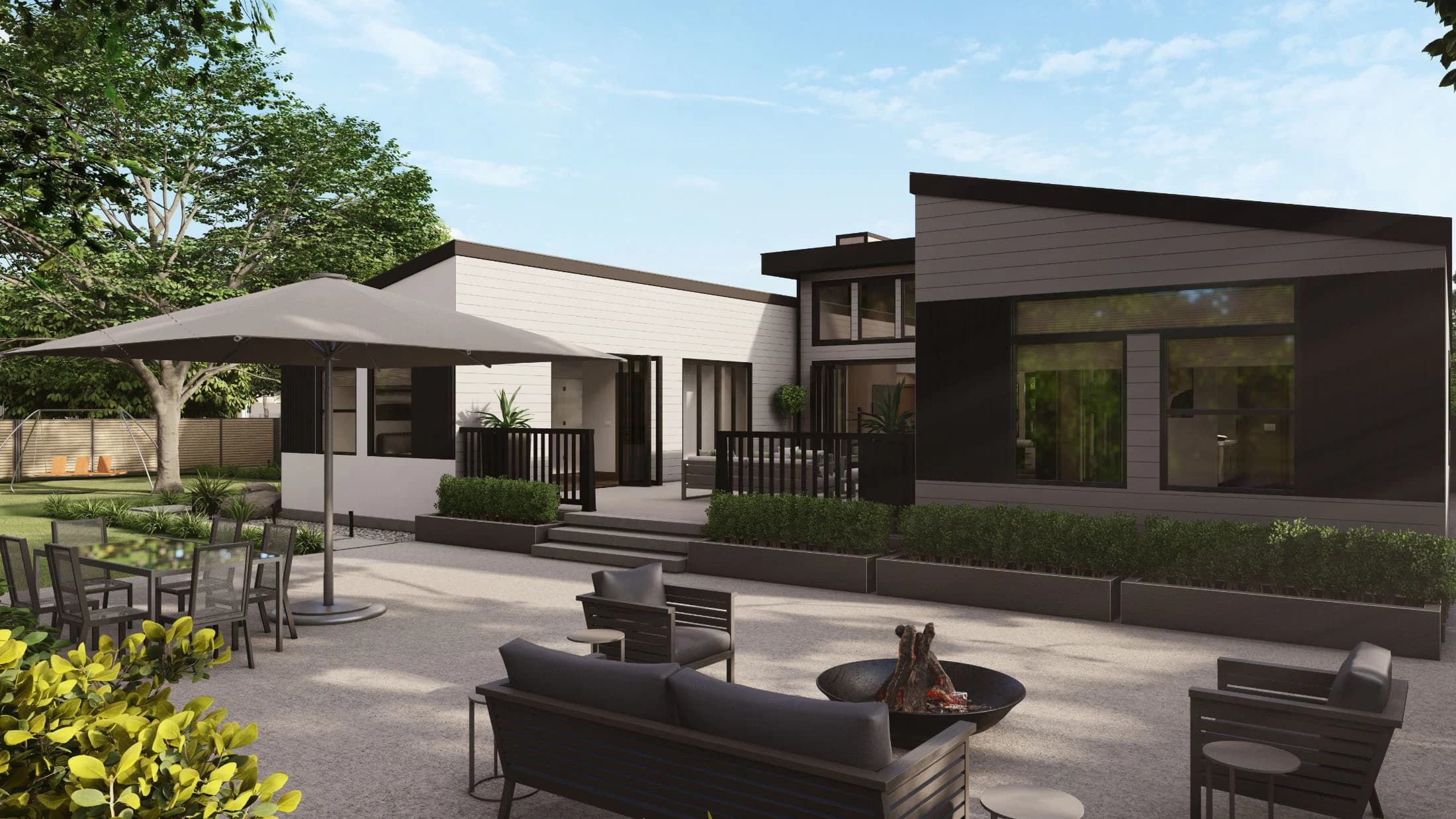 Model 20 exterior home features