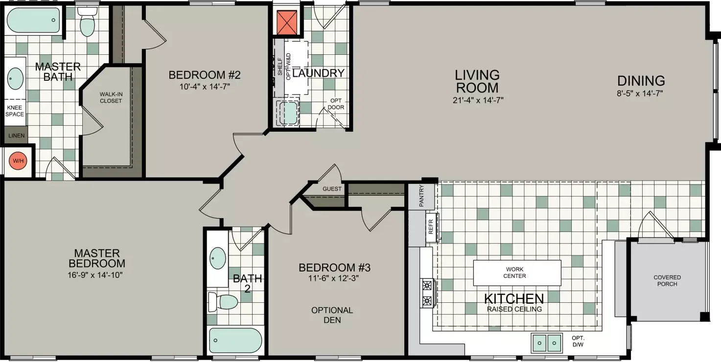 Kingsbrook kb-34 floor plan home features
