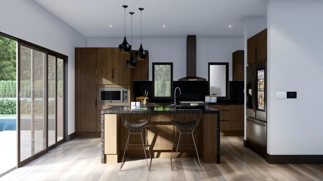 Model 11 kitchen home features