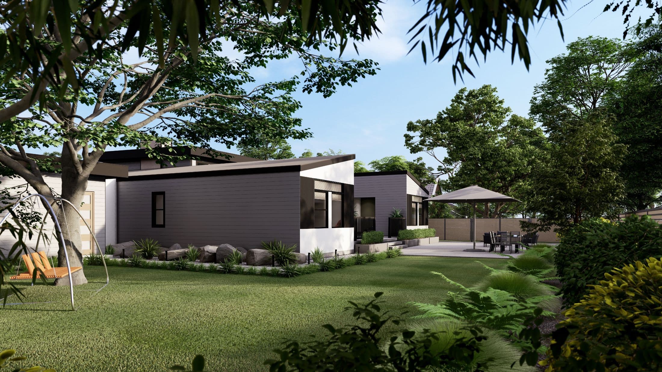 Model 20 exterior home features