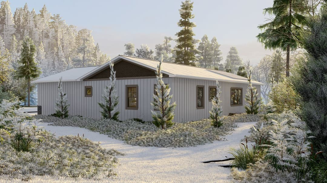 Model 15 exterior home features