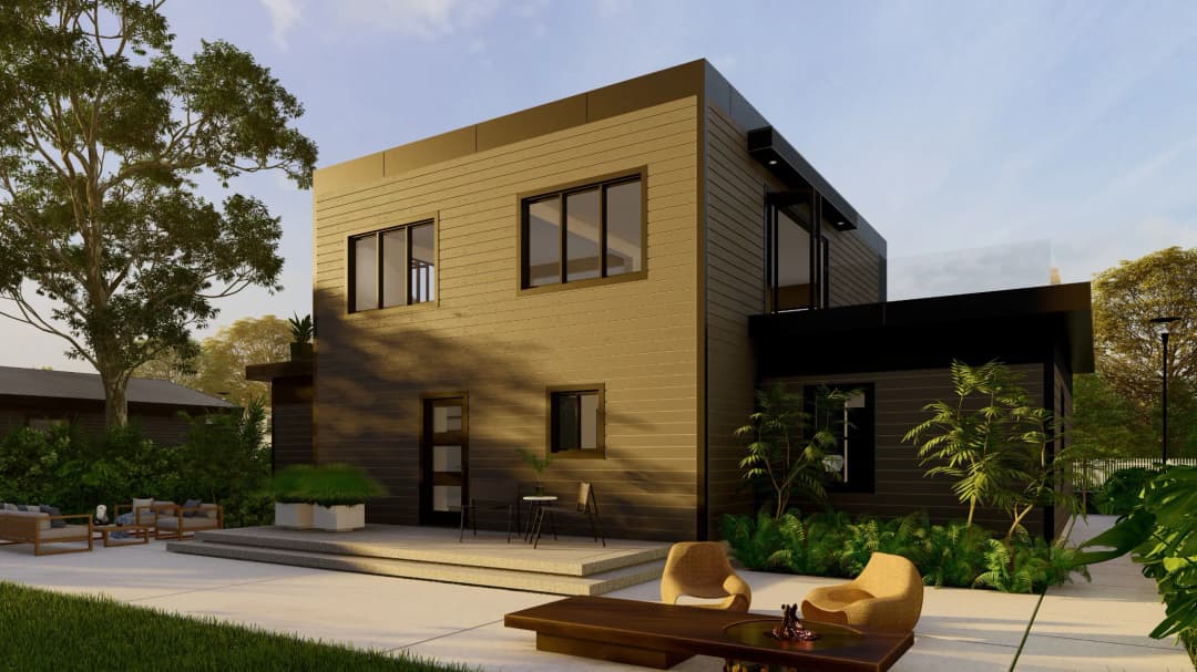 Model 19 exterior home features