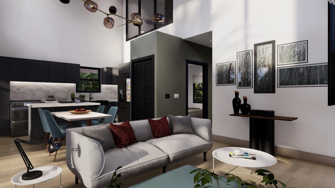 Model 6 interior home features