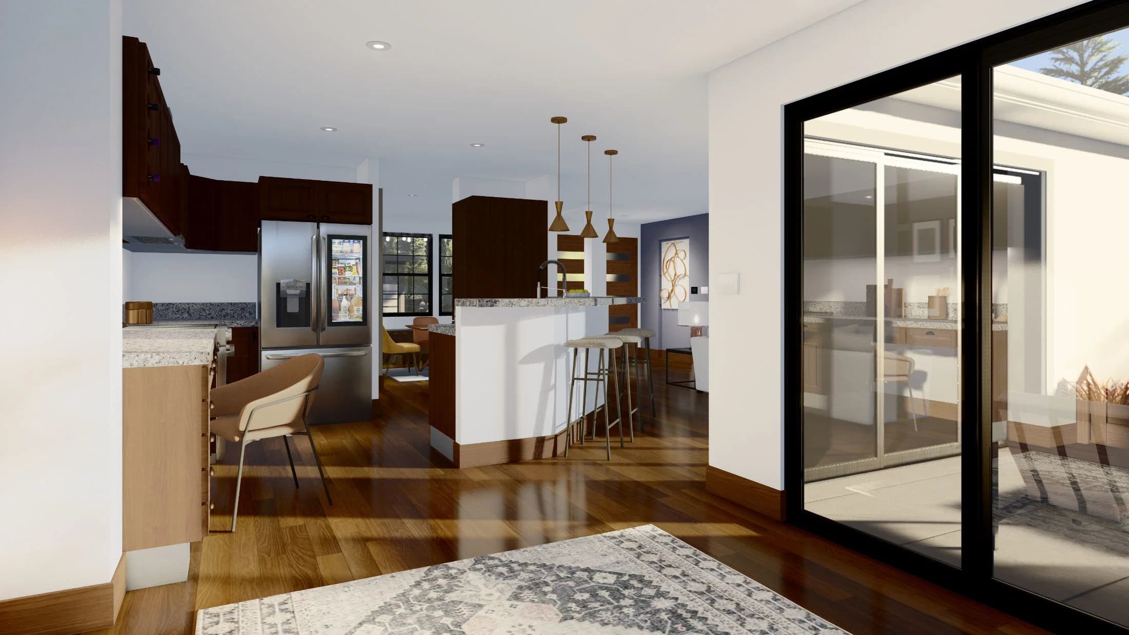 Model 13 interior home features