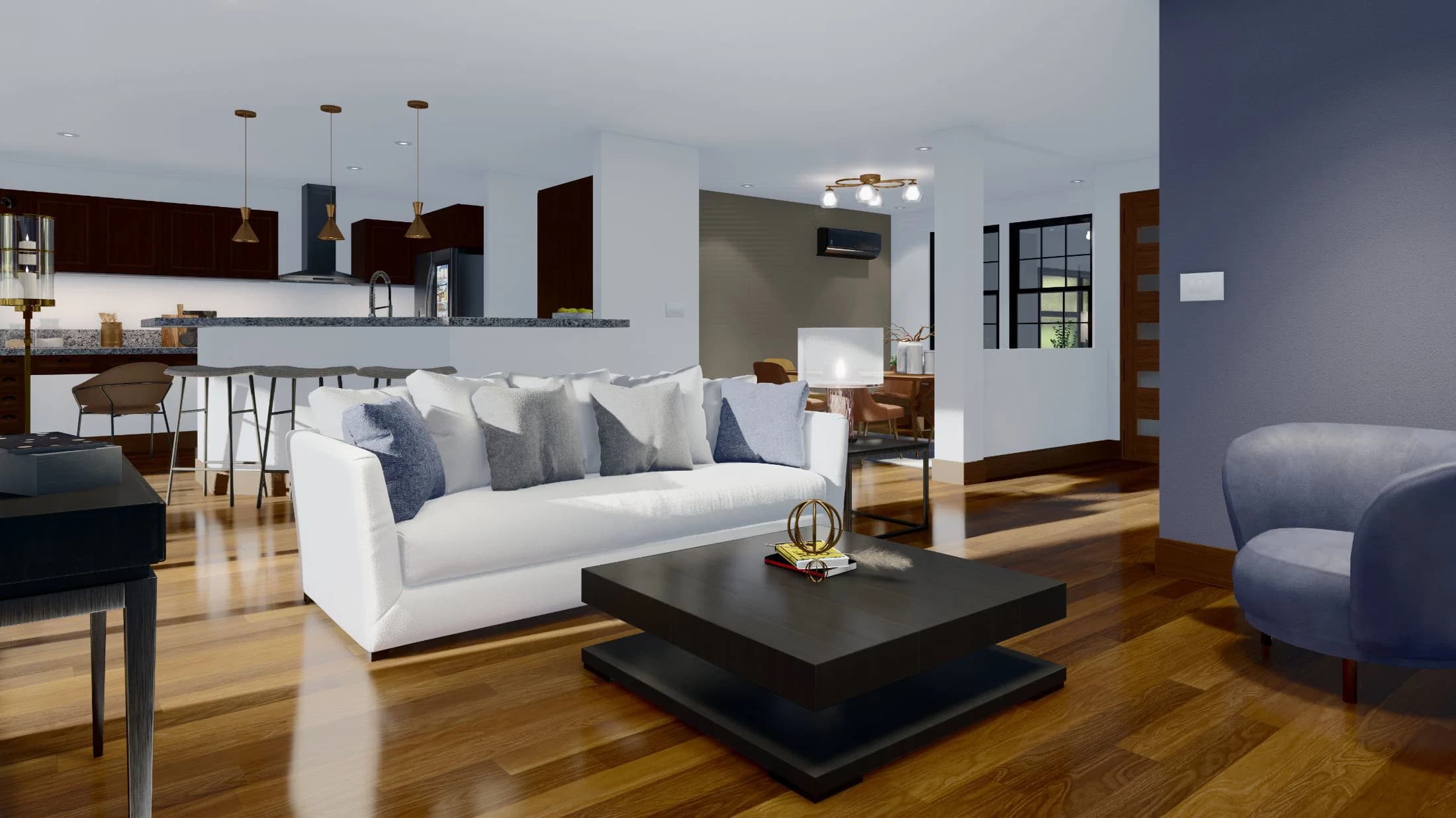 Model 13 interior home features