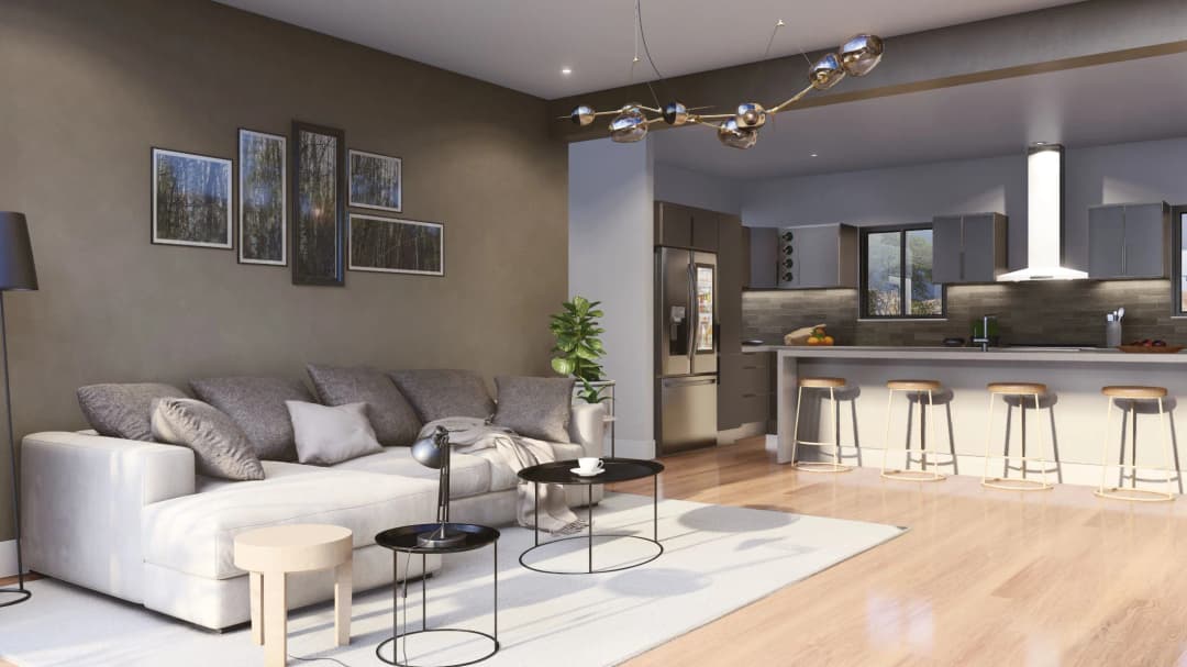 Model 18 interior home features