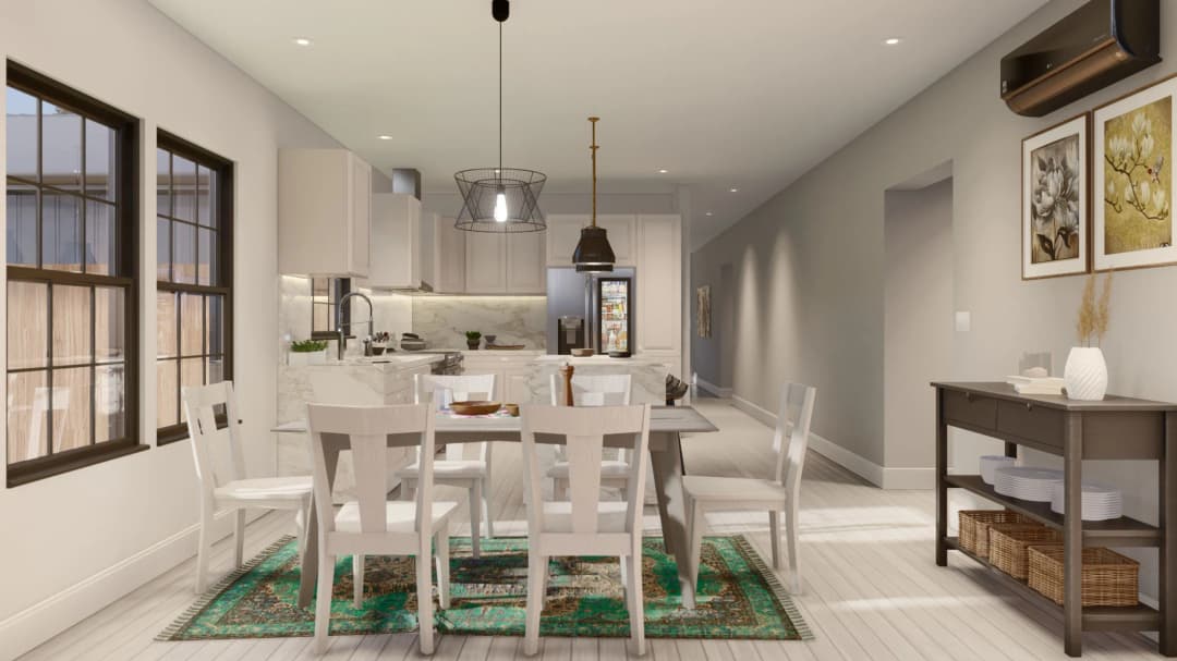 Model 14 interior home features