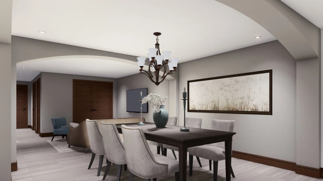 Model 16 interior home features